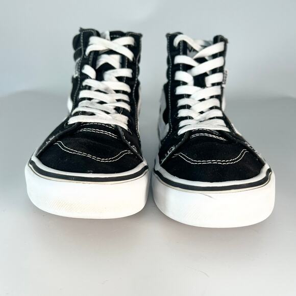 Vans Old Skool Canvas Suede Hi Top Skate Sneakers Shoes Black 507698 Women 7.5 - Picture 2 of 13